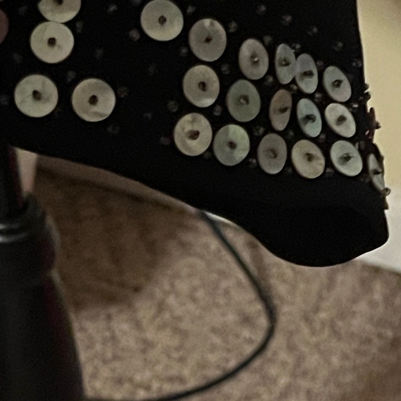 Elegant Black Jacket with Silver Accents - Picture 3 of 4